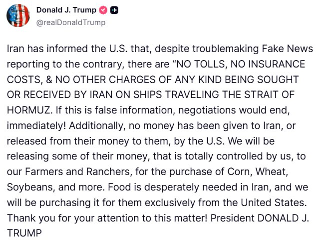Trumpas:
Iranas informavo JAV, kad, nepaisant klaidinančių melagingų naujienų p...