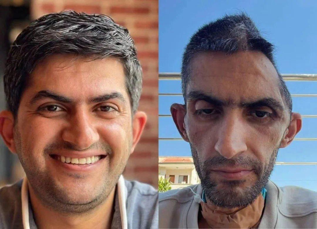 📸 Palestinos žurnalistas Mujahid Bani Mufleh po 14 mėnesių Izraelio kalėjime....