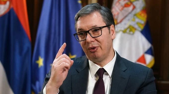 🇷🇸 Serbijos prezidentas Vučičius pareiškė, kad atsistatydins artimiausiomis sa...