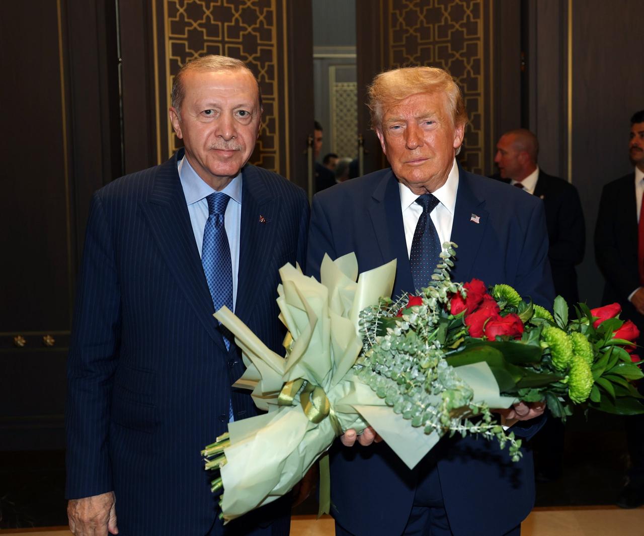 Dar viena nuotrauka iš Trumpo ir Erdogano susitikimo.