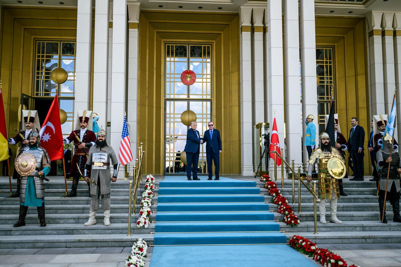 📸 Dar viena Trumpo ir Erdogano nuotrauka iš šiandien anksčiau.