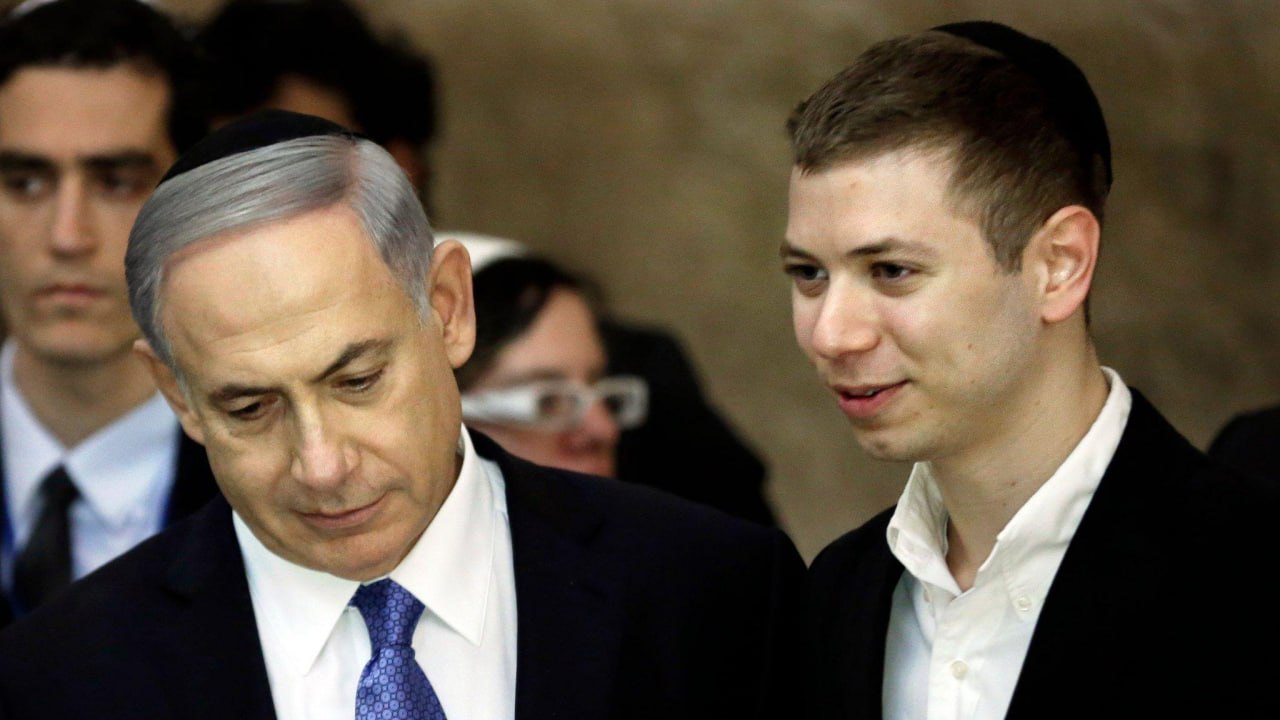 Yair Netanyahu, Izraelio ministro pirmininko Benjamino Netanyahu sūnus, pranešam...