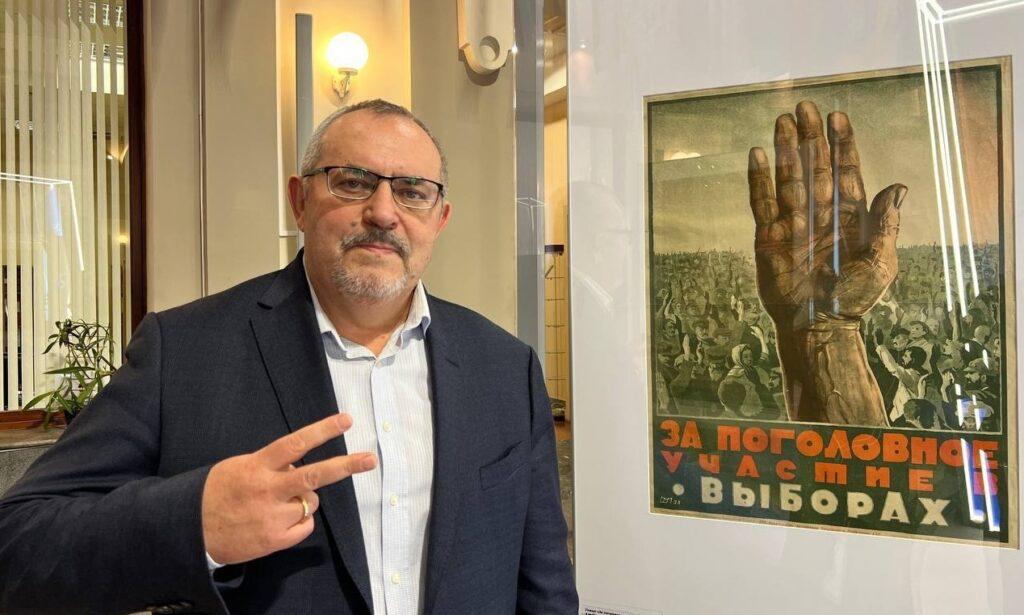 Borisas Nadeždinas, ketinęs kandidatuoti į Rusijos Federacijos Valstybės Dūmą, p...