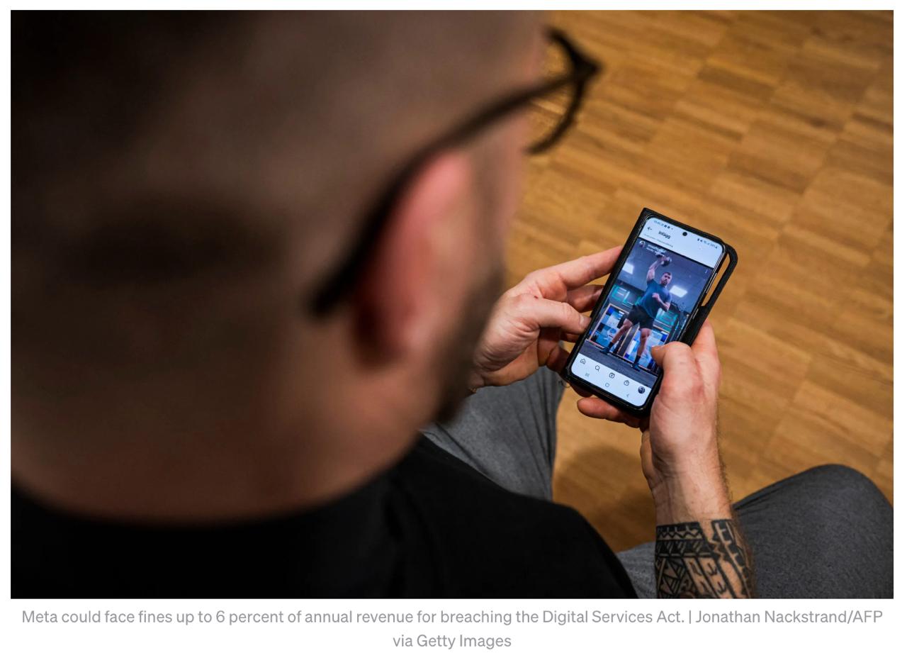 📲 Europa reikalauja, kad „Facebook“ ir „Instagram“ taptų mažiau „įtraukiančiais...