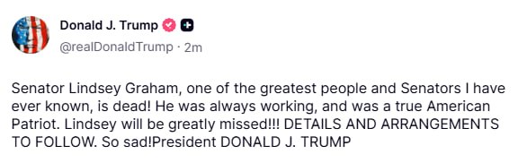Trumpas:

Senatorius Lindsey Grahamas, vienas geriausių žmonių ir senatorių, kur...