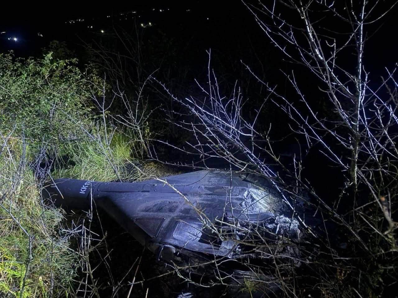 Rusijos naktinio smūgio Odesos sričiai metu vienas iš bepiločių orlaivių įskrido...