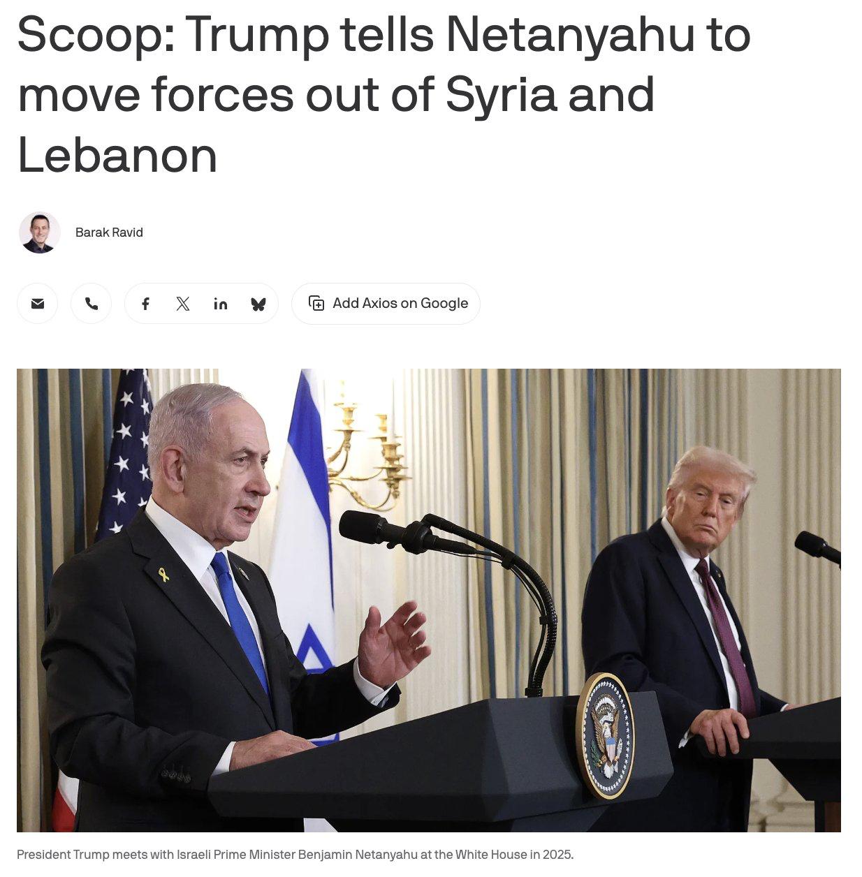 DIDELĖ NAUJIENA: Ketvirtadienį per pokalbį telefonu Trumpas pasakė Netanyahu, ka...