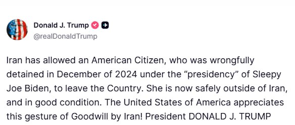 Trumpas:
Iranas leido Amerikos pilietei, kuri buvo neteisėtai sulaikyta 2024 m....
