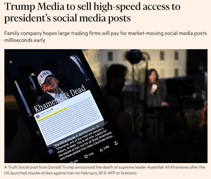 Trump Media planuoja paleisti „Truth API“ – mokamą paslaugą, suteikiančią prekyb...