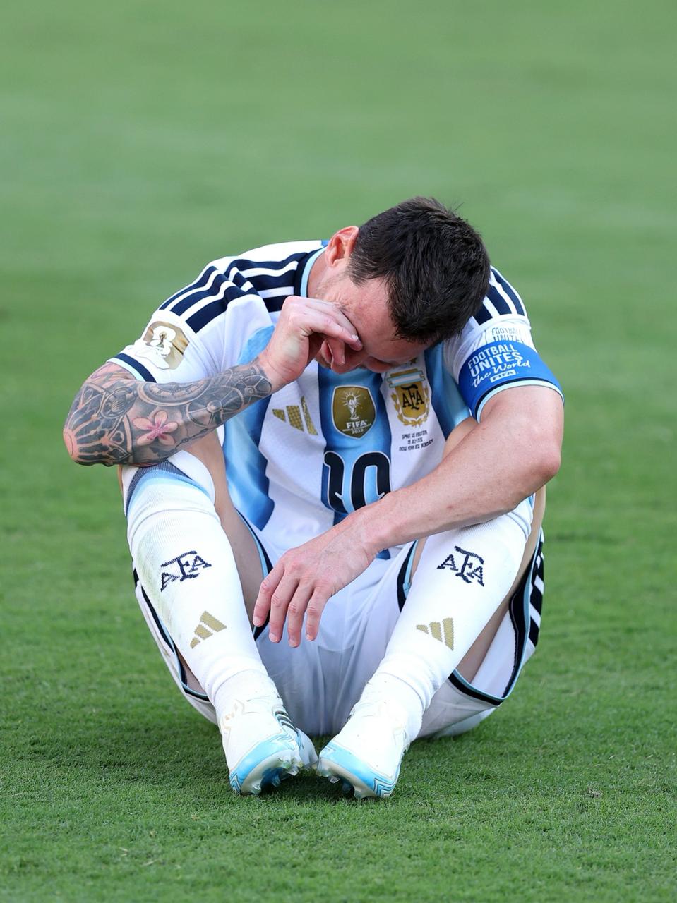 Lionelis Messi šiandien (tikėtina) sužaidė savo paskutines Pasaulio čempionato r...